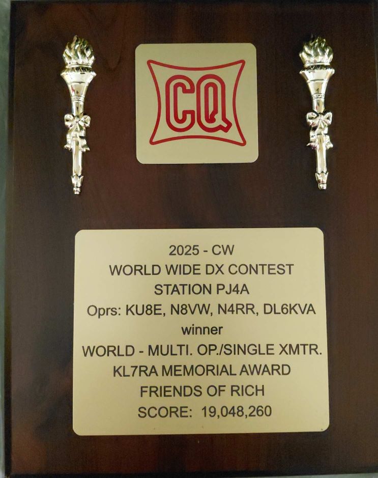 2025 PJ4A Plaque
